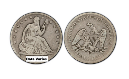 New Orleans Seated Liberty Half Dollar Grab Bag