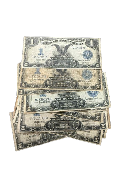 1899 $1 Dollar Silver Certificate Black Eagle - CoinsTV