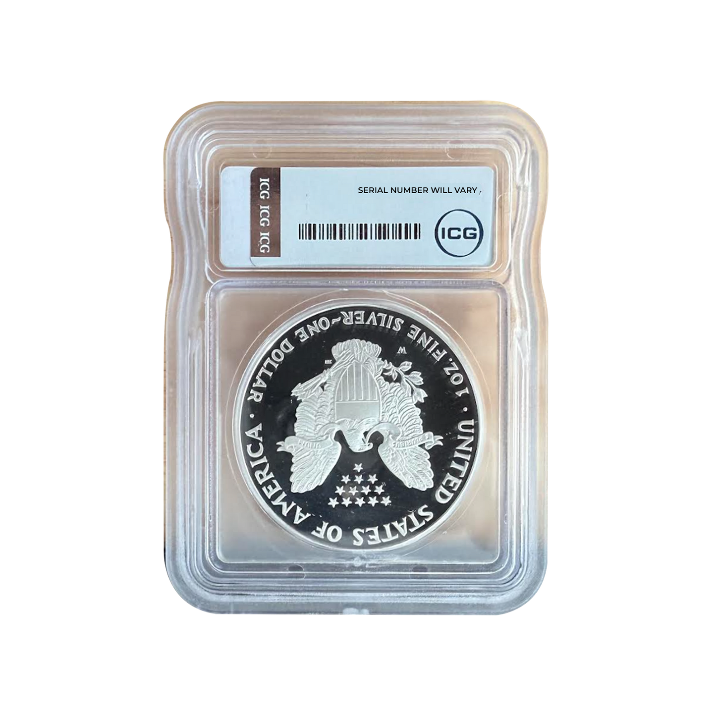 1995-W Silver Eagle - Austin Hutto Signature - ICG PR70 DCAM - CoinsTV