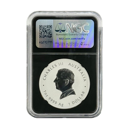 2025 Australia Spanish Pillar Dollar 225th Ann. 1 oz Silver Coin - NGC MS 70 Treasure Series - CoinsTV