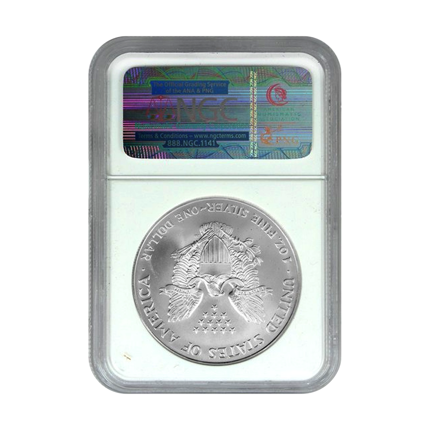 1999 Silver Eagle - Brown Label - NGC MS69 - CoinsTV