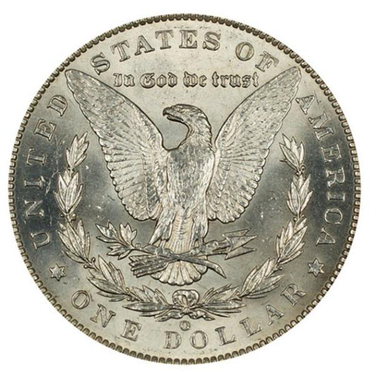 1900-O/CC Morgan Silver Dollar Over Mintmark - Brilliant Uncirculated - CoinsTV