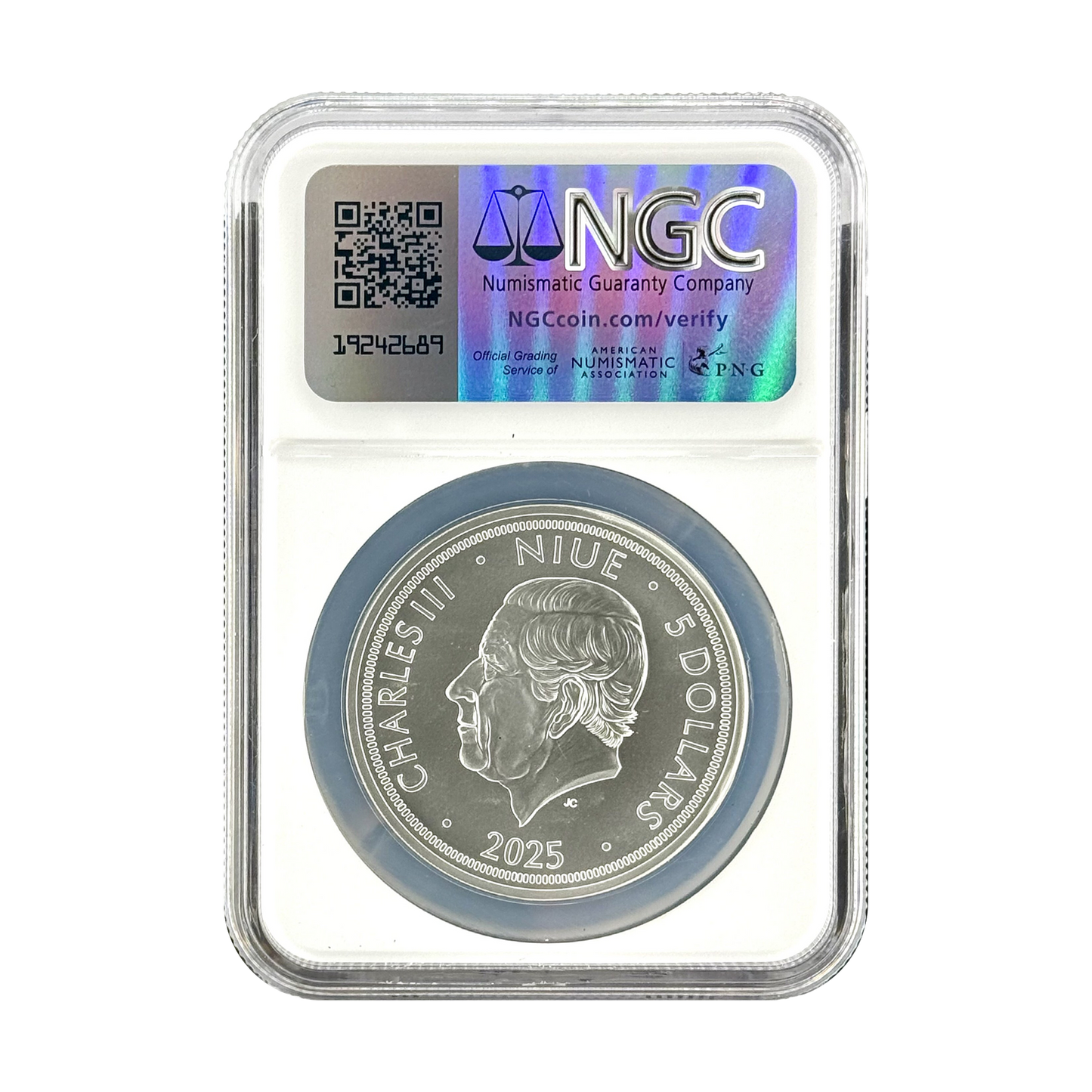 2025CM Niue Czech Lion 2 oz Silver - NGC MS70 - CoinsTV