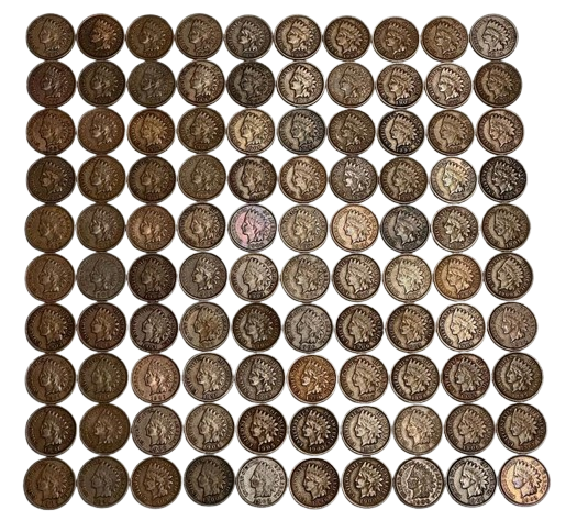 Vintage Indian Cent - Very Fine to Extra Fine - CoinsTV
