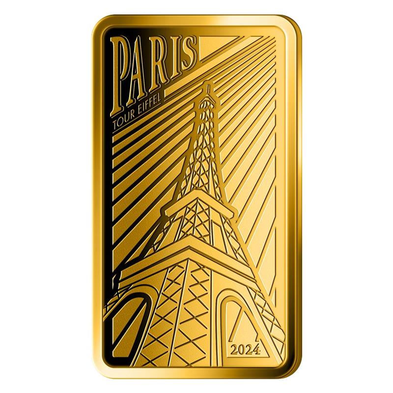 2024 Solomon Islands Eiffel Tower 1/200 oz Gold - CoinsTV