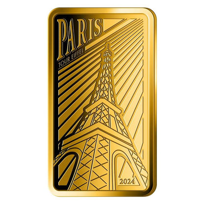 2024 Solomon Islands Eiffel Tower 1/200 oz Gold - CoinsTV