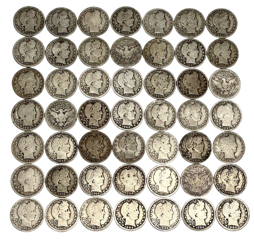 Barber Quarter - Collectors Quality Circulated - CoinsTV