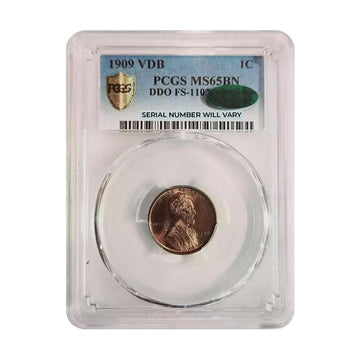 1909-P VDB Lincoln Cent Philadelphia - DDO FS-1102 - PCGS MS65 RD CAC