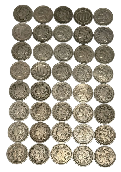 Three Cent Nickel - Collectors Quality Circulated