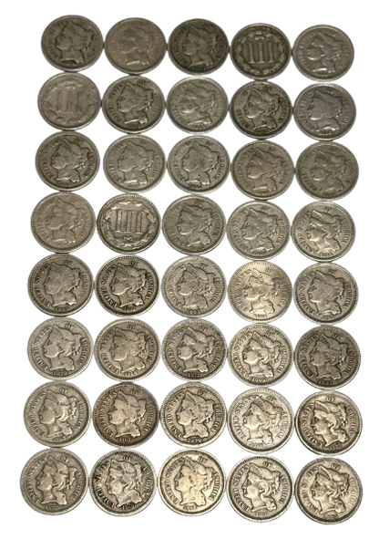 Three Cent Nickel - Collectors Quality Circulated