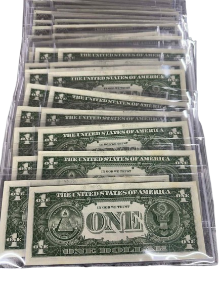 1957 Silver Certificate Uncirculated - Two Consecutive Notes from OG Pack - CoinsTV