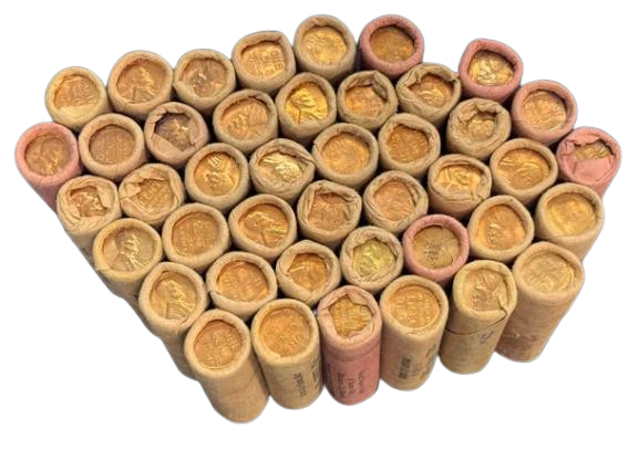 Bank Sealed BU Wheaties - Sealed Roll of 50 - CoinsTV