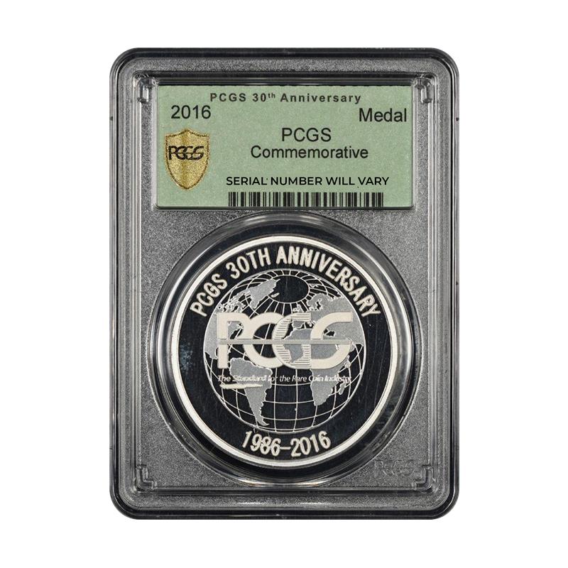 2016 PCGS 30th Anniversary Commemorative 1 oz Silver Medal - CoinsTV