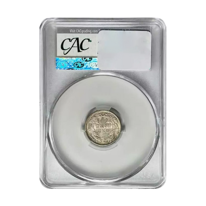 1887 Seated Liberty Dime Philadelphia - CAC MS63 - CoinsTV