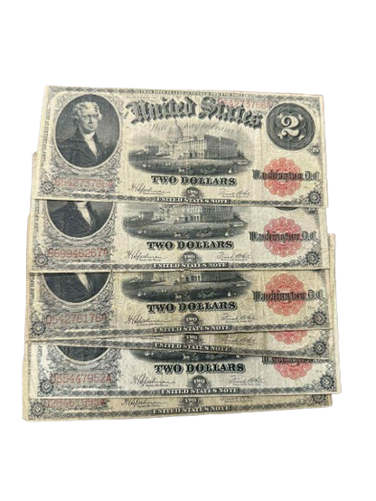 1917 $2 Jefferson Legal Tender Note - CoinsTV