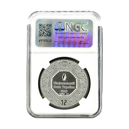 2025 Ukraine Archangel Michael 1 oz Silver Coin - NGC MS 70 | CoinsTV