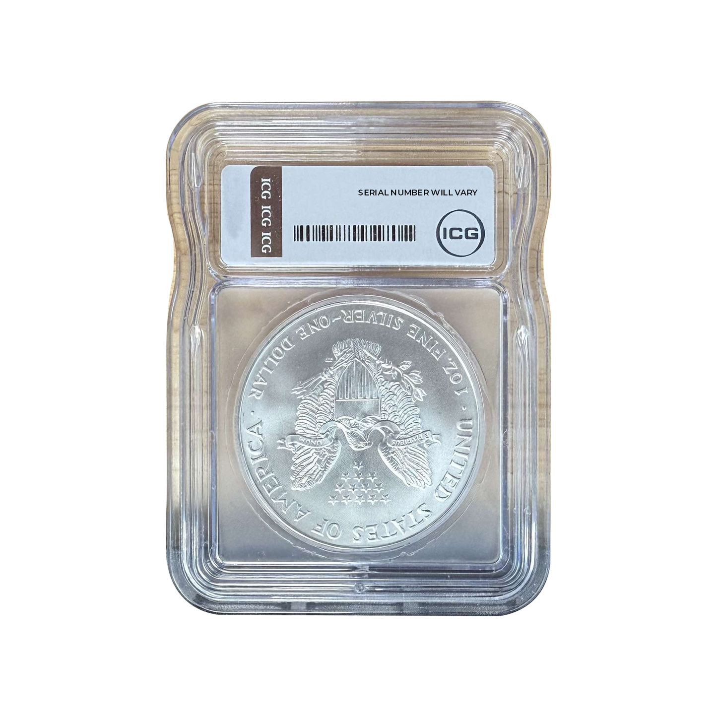 1994 Silver Eagle - Austin Hutto Signature - ICG MS70 - CoinsTV