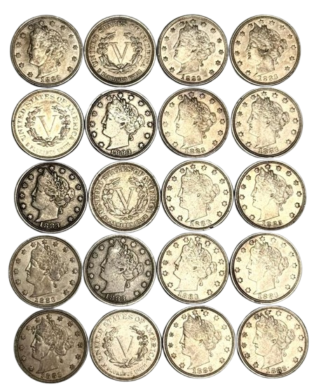 1883 Liberty No Cents Nickel - About Uncirculated - CoinsTV