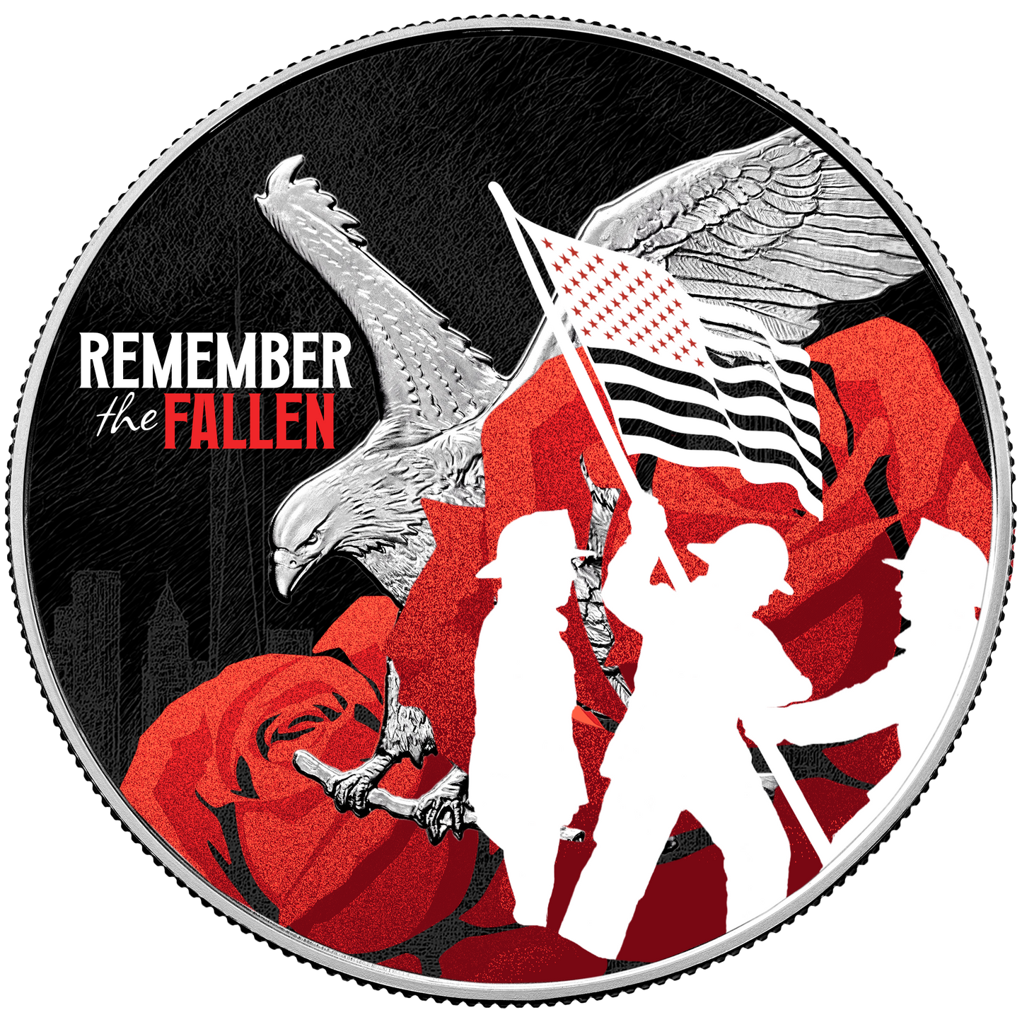 2025 Chromatics Remember the Fallen – 9/11 Silver Eagle & Bar Set