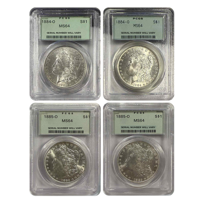 Morgan Silver Dollar Grab Bag - PCGS MS64 Old Green Holder - CoinsTV