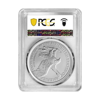 2025-P Silver Eagle - Eagle Privy First 50,000 Issued - PCGS MS69