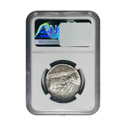 1928 Oregon Trail Silver Half Dollar Commemorative NGC MS67+ CAC - CoinsTV