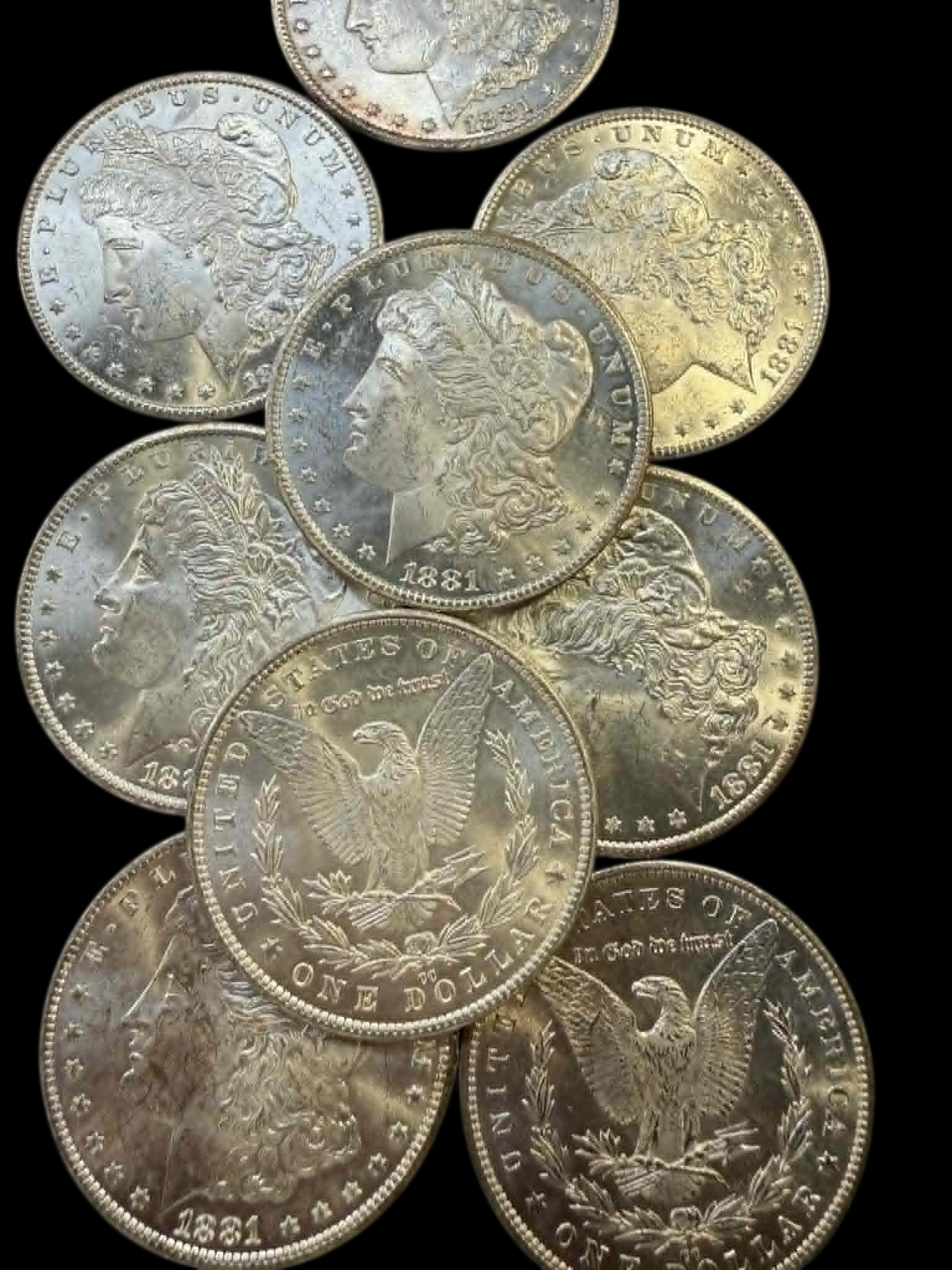 1881 Morgan Silver Dollar Carson City - Brilliant Uncirculated - CoinsTV