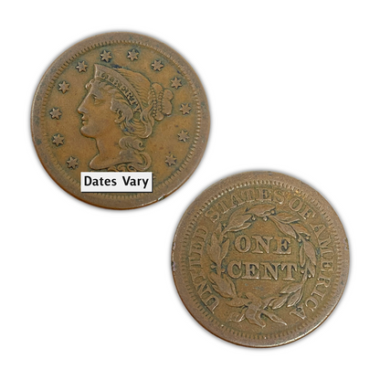Large Cent - Collectors Quality Circulated - CoinsTV