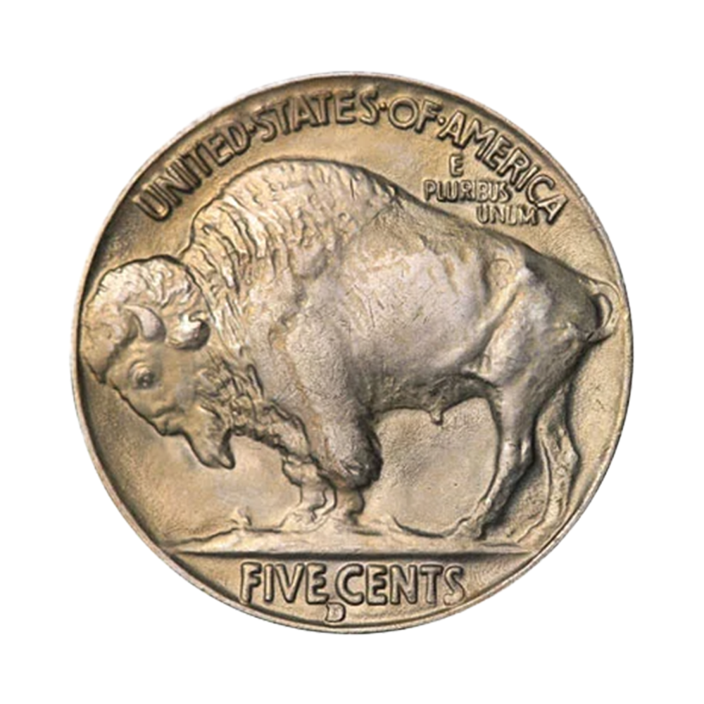 1938 D Buffalo Nickel Denver - Collectors Quality Circulated - CoinsTV
