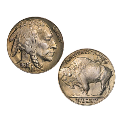 1938 D Buffalo Nickel Denver - Collectors Quality Circulated - CoinsTV
