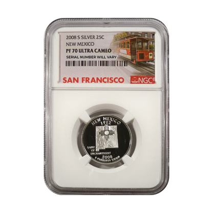 2008 Silver Quarters NGC PF69 UCAM San Francisco Label Grab Bag - CoinsTV