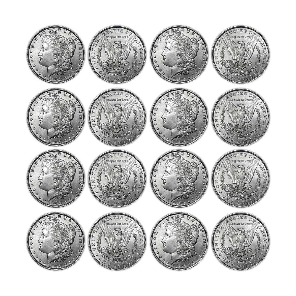 1900 Morgan Silver Dollar Philadelphia - Brilliant Uncirculated - CoinsTV
