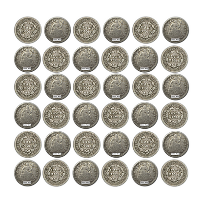 Seated Liberty Half Dime - Collectors Quality Circulated - CoinsTV