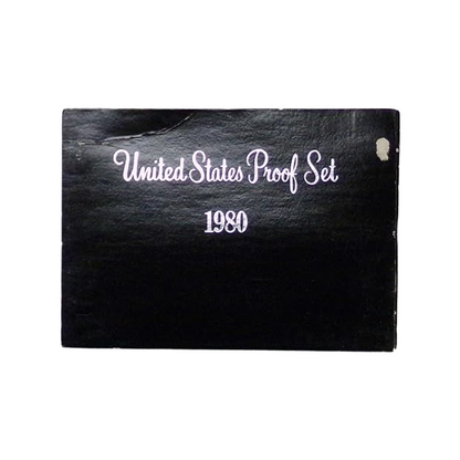 1980 US Proof Set - 6 Coins