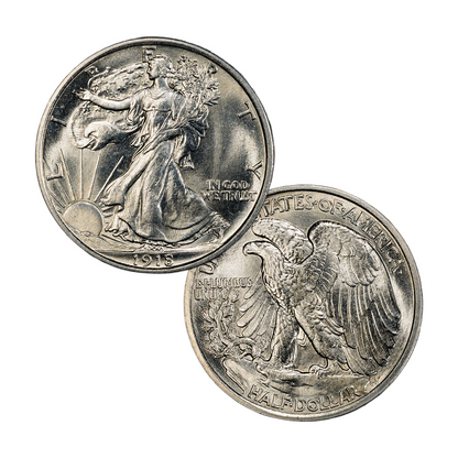 Walking Liberty Half Dollars - Collector Quality Circulated