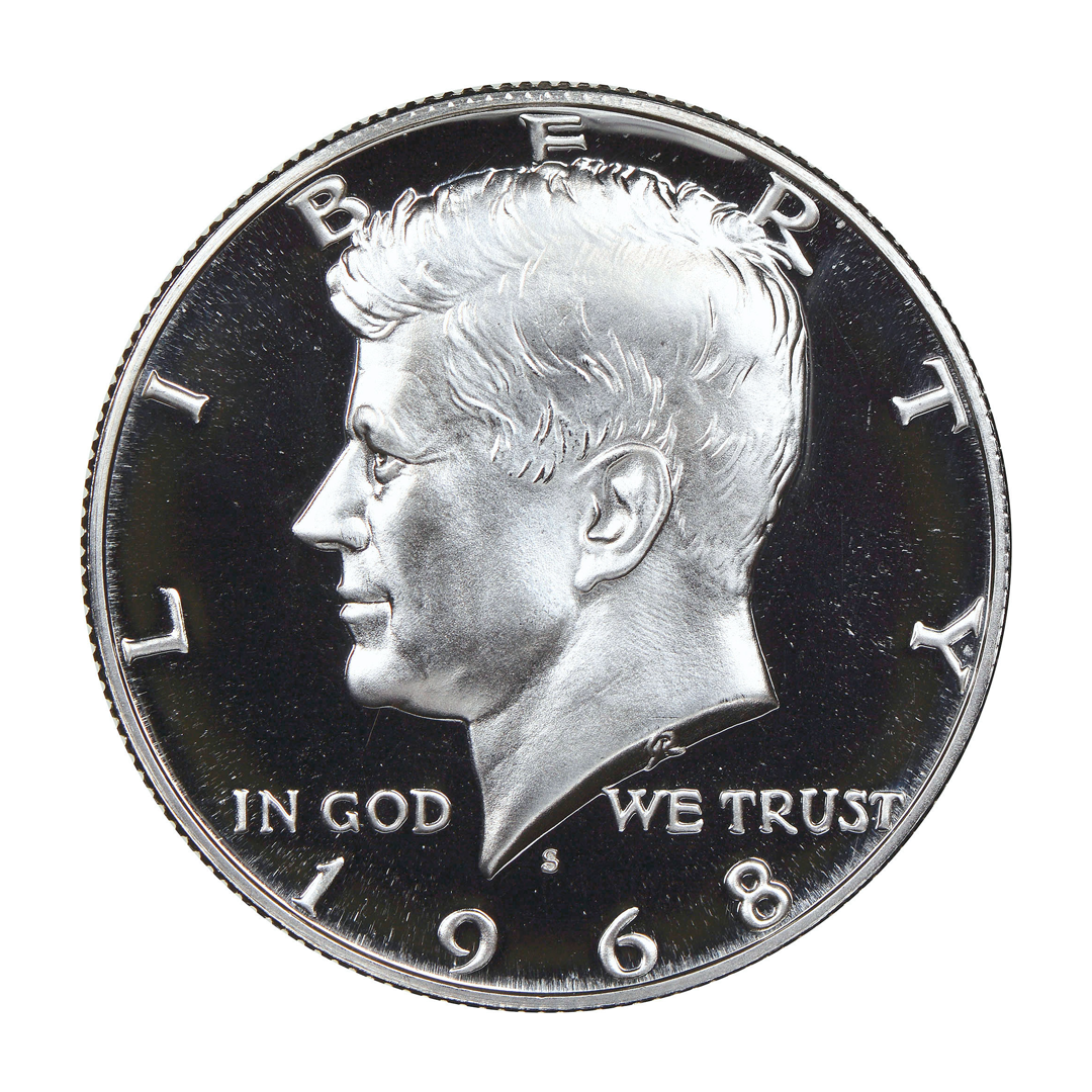 1968-S Kennedy Half Dollar - NGC PF69UCAM - Kennedy Signature Label