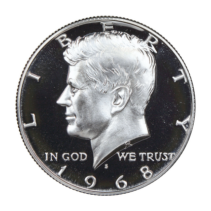 1968-S Kennedy Half Dollar - NGC PF69UCAM - Kennedy Signature Label