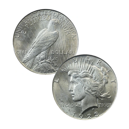 1923 Peace Silver Dollar Philadelphia - Brilliant Uncirculated