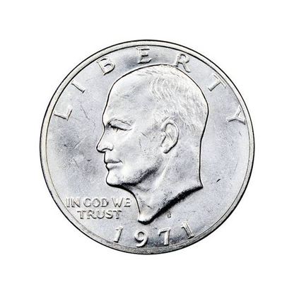 1971 Eisenhower 40% Silver Dollar San Francisco - Uncirculated Blue Pack (OGP)