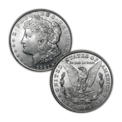 1921-S Morgan Silver Dollar San Francisco Uncirculated