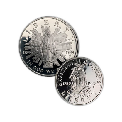 1989 US Prestige Proof Set - 7 Coins
