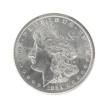 1881 Morgan Silver Dollar San Francisco - PCGS MS63 Sight White