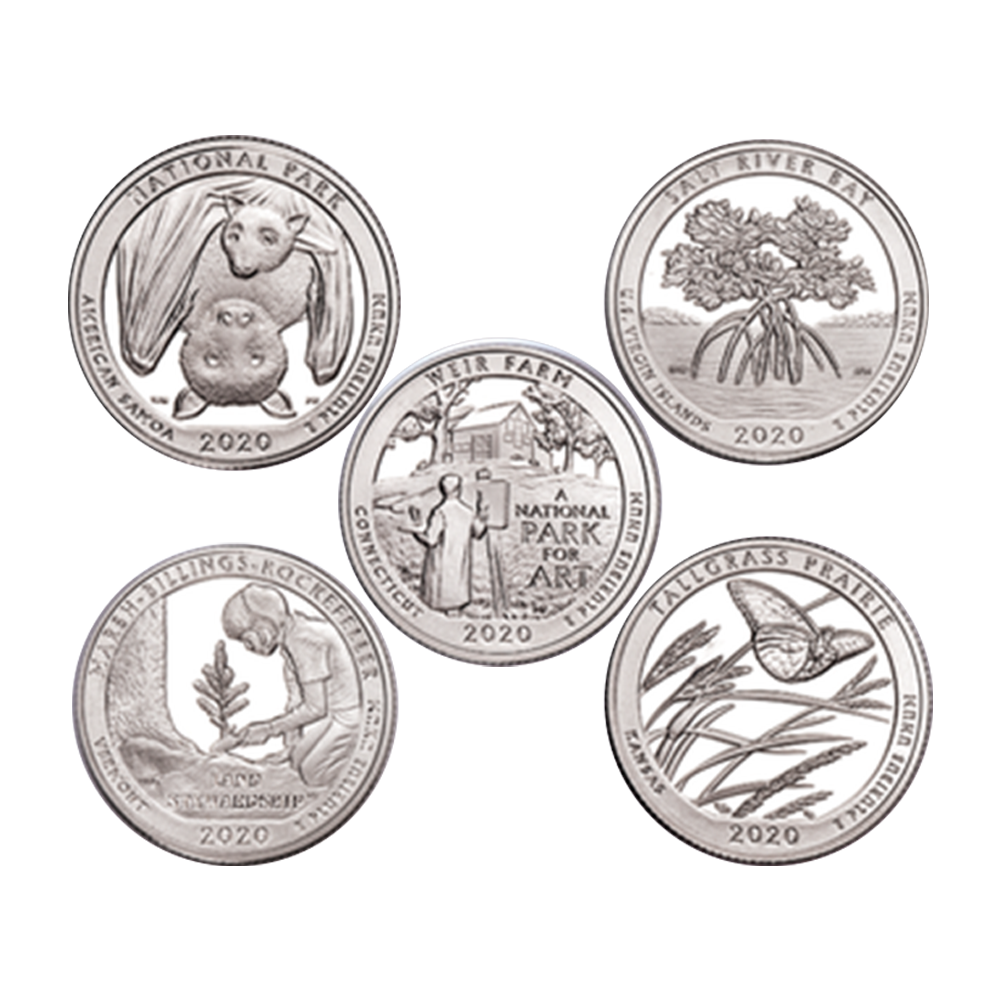 2020-S Silver Quarter Proof - America the Beautiful - NGC PF70 Grab Bag
