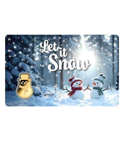 2024 Chad Let It Snow 1/1000 oz Gold Coin in Card - CoinsTV