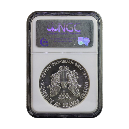 1988 Silver Eagle - Brown Label - NGC MS69 - CoinsTV