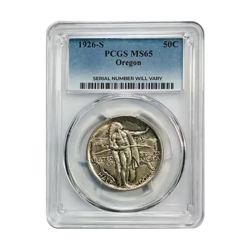 1926-S Classic Commemorative Oregon Trail Memorial - PCGS MS65 - CoinsTV
