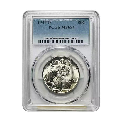 1941-D Walking Liberty Half Dollar Denver - PCGS MS65+