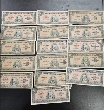 Obsolete Cuban Peso Currency Notes