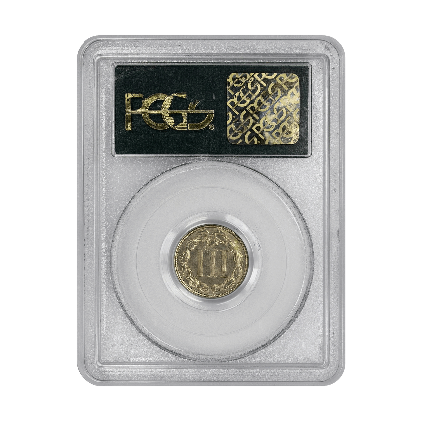 1868 Three Cent Nickel - PCGS MS64 CAC Old Green Holder