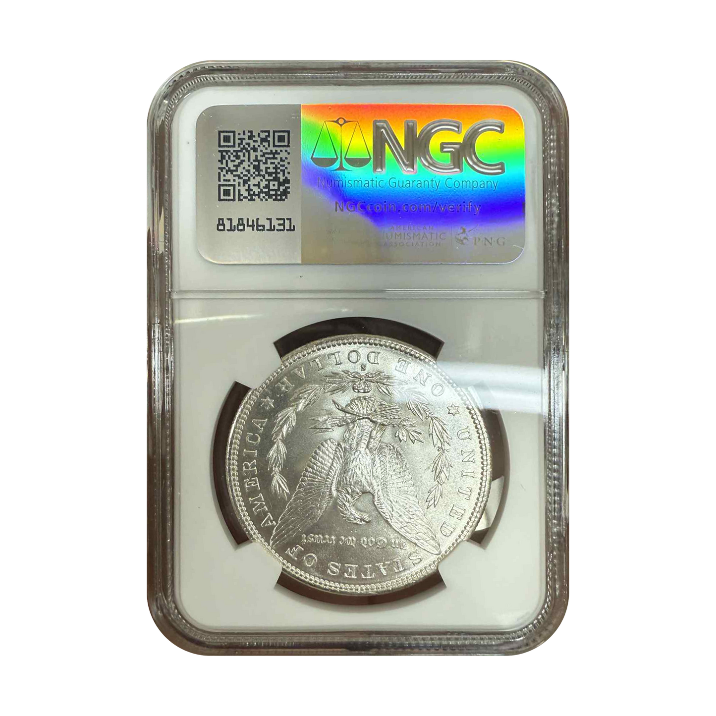 1882 Morgan Silver Dollar San Francisco - George T. Morgan Signature - NGC Brilliant Uncirculated